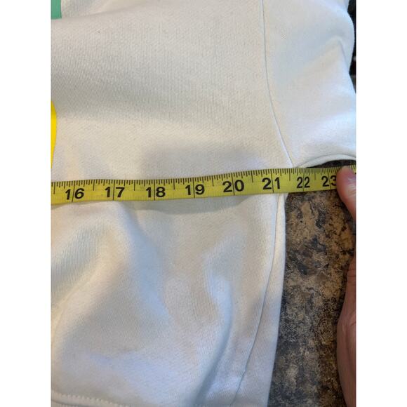 Chemistry‎ White Graphic Hoodie Poetic Justice Size Large Crop 2Pac - Picture 6 of 7